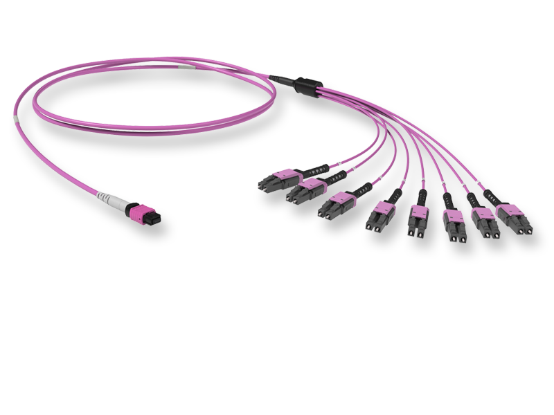 MTP(16) TO LCD BREAKOUT ASSEMBLY OM4